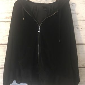 Torrid Sz 2, Velvet Zip Hoodie, CUTE!! EUC